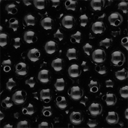 10 mm DQ acrylic beads shiny Black