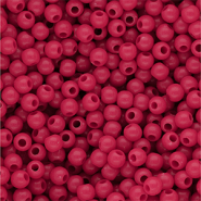 6 mm DQ acrylic beads shiny Fuchsia 17-2031 TCX
