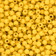 6 mm DQ acrylic beads shiny Vibrant Yellow 13-0858 TCX