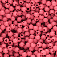 4 mm DQ acrylic beads shiny Pink Lemonade 16-1735 TCX