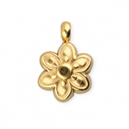 BY31&reg; Stainless steel charms flower Gold