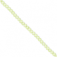 Top faceted beads 3x2mm disc Light Green