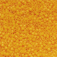 Miyuki beads delica's 11/0 Duracoat Opaque Dyed Light Squash Yellow DB-2103
