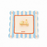 BY31® Eco-brass metal charms scooter Gold