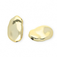 Acrylic beads irregular Gold