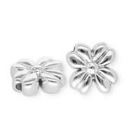 Acrylic beads flower Silver