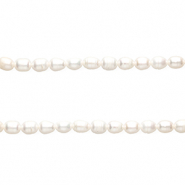 TQ Freshwater pearls rice 7x5 mm Natural White