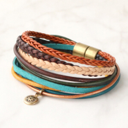 Inspirational Sets Leather bracelets with Eastern influences 
