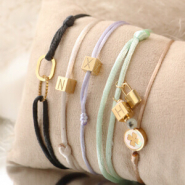 Inspirational Sets Make personal jewellery pieces with stainless steel letter beads 