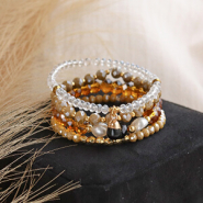 Inspirational Sets Here is how to make festive jewellery with top faceted beads disc 