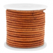 Genuine DQ European leather & suede items DQ leather round 2mm