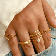 NEW Brand new! Unique stainless steel rings