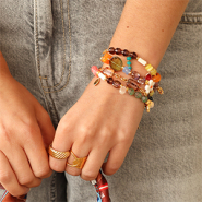 NEW Czech pressed beads