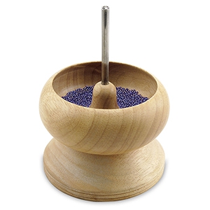 Beadalon Spin-N-Bead Bead Loader Wood