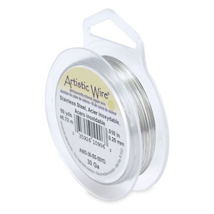 30 Gauge Artistic Wire Stainless Steel