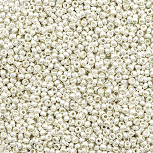 Miyuki seed beads 15/0 Galvanized Silver 15-1051