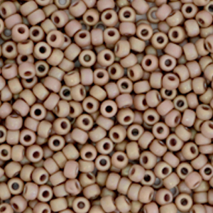 Miyuki seed beads 11/0 Opaque Glazed Frosted Rainbow Lavender 11-4694
