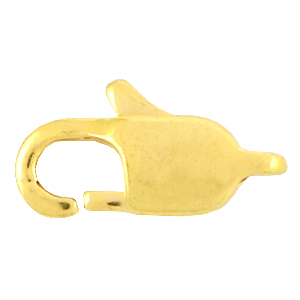Stainless Steel findings lobster clasp 15mm Gold