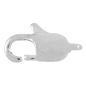 Stainless Steel findings lobster clasp 11mm Silver