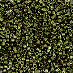 Miyuki beads delica's 11/0 Metallic Olive Green DB-11