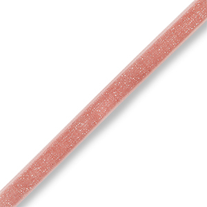 Ribbon Pink-Silver Glitter