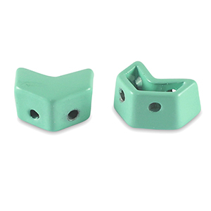 Tile beads arrow Turquoise