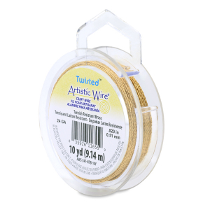 24 Gauge Artistic Wire Tarnish Resistant Brass