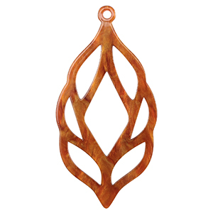 Resin pendants Topaz Brown