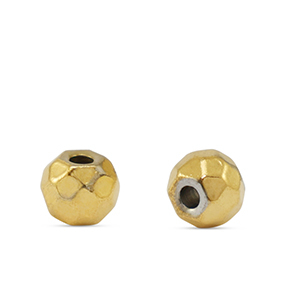 Stainless steel beads 4mm Gold