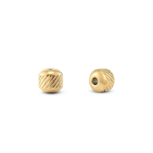 Stainless steel beads 4mm Gold