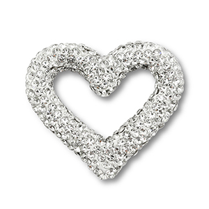 Bohemian beads heart Silver