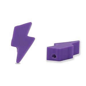 Polymer beads thunder Purple