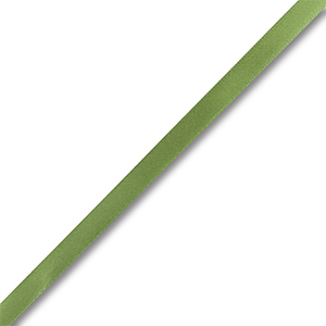 Satin ribbon Moss Green