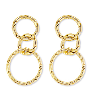 Stainless steel earrings / earpins Gold