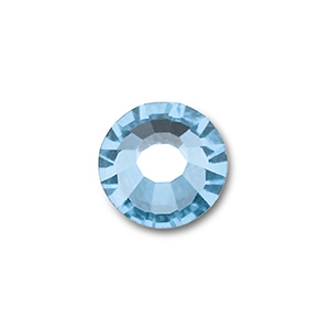Preciosa SS34 flat back Aquamarine