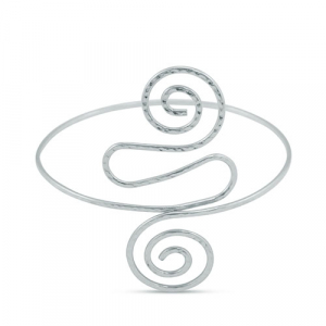 Arm cuff&nbsp;spiral Silver