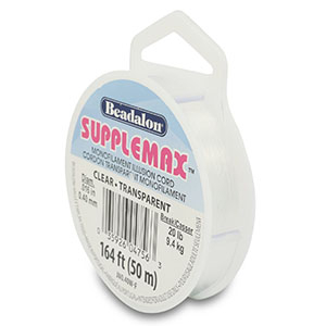 Beadalon Stringing Wire Supplemax 0.40mm Clear