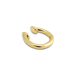 Stainless steel earrings ear cuff Gold