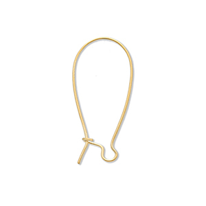 Stainless steel findings closable earrings Gold