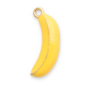 Stainless steel charms banana Gold-Yellow