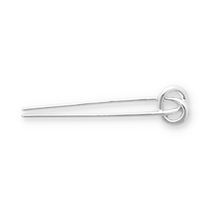 Hair accessories French hairpin knot Silver
