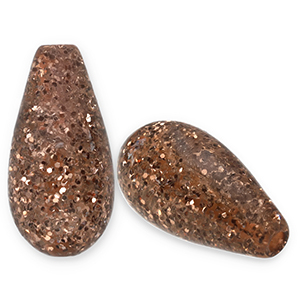 Polaris Elements drop shaped beads Paipo Brown