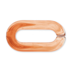Acrylic chain 20mm loose links Orange