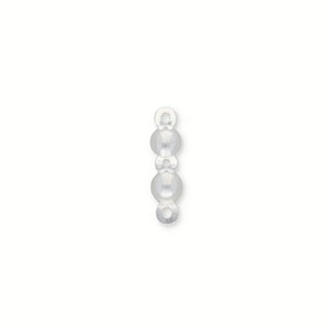 925 Silver findings calottes 4mm Silver