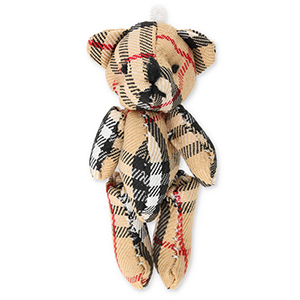 Statement charms bear Beige-Black-White