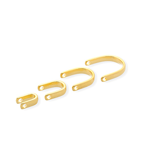 DQ&reg; European metal charms arch set of 4 Goud (Nikkelvrij)