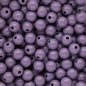 8 mm DQ acrylic beads shiny Purple Haze 18-3718 TCX