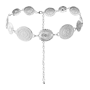 Hip chain bohemian Silver