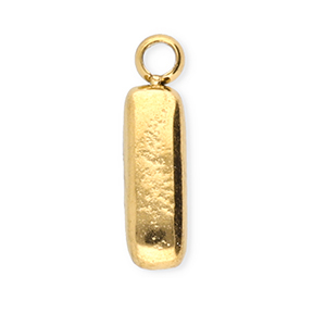 Stainless steel charms letter I Gold