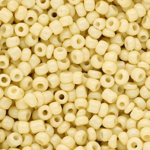 Miyuki seed beads 8/0 Duracoat Opaque Light Lemon Ice Yellow 8-4451